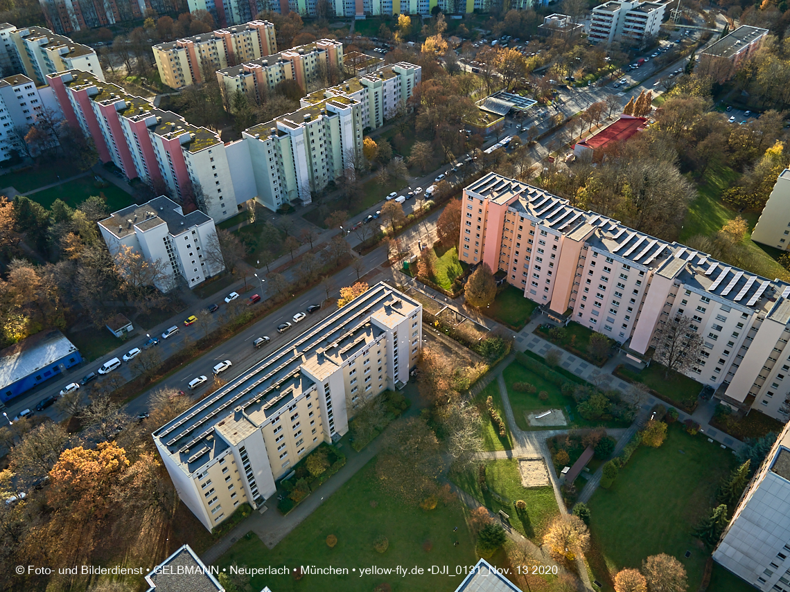 13.11.2020 - der Ostpark mit See und Biergarten in Neuperlach